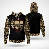 leopard skull 3d hoodies printed pullover men for women funny sweatshirts fashion cosplay apparel sweater drop shipping 05