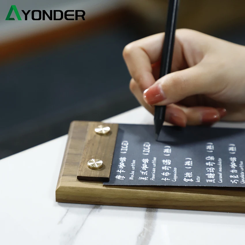 Папка для заметок из массива дерева формат А4 Деревянный планшет 1 шт. | Дом и сад