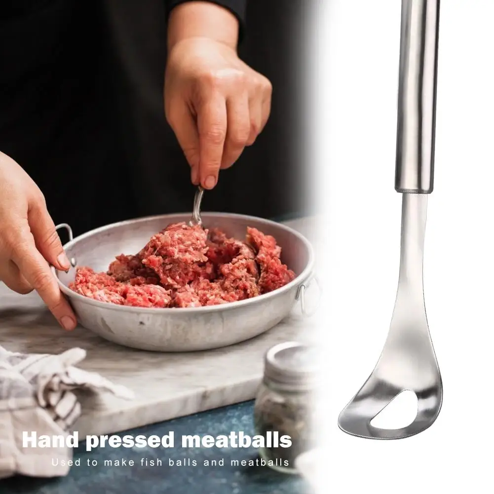 1 шт. устройство для приготовления мясных шариков ложка из нержавеющей стали