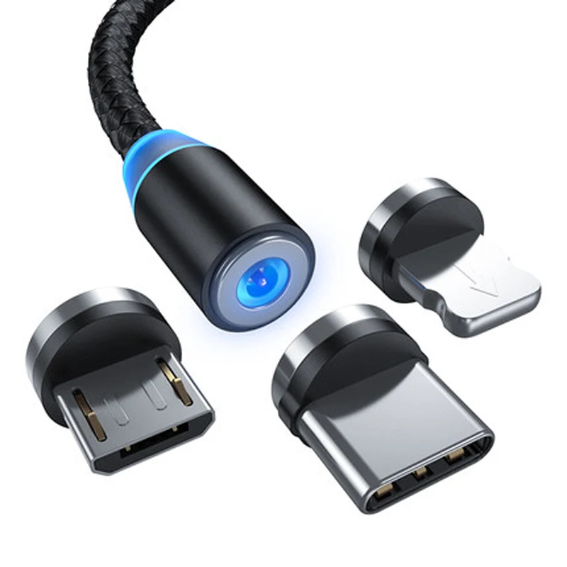 Магнитный кабель Micro usb зарядка через usb магнит Зарядное устройство кабели для huawei honor 5A Y6II 5X 5C 6X 6A 7X7, 8, 9, V10 10 lite P9 P10 Lite
