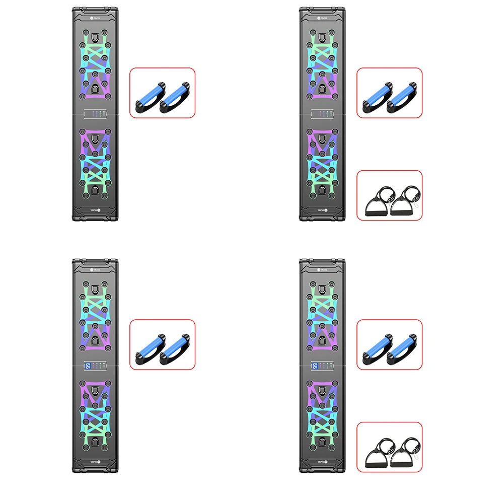 

Counting Push-Up Rack Board Training Abdominal Muscle Building Exercise Workout Gym Sports Portable Fitness Equipment