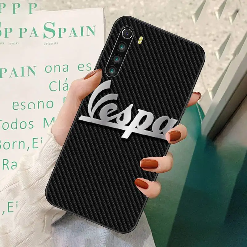 

Vespa Scooter Soft Phone Case For Redmi 7 8 9 A K20 30 Pro Note 8 9 Pro 9s