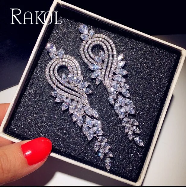 RAOKL шикарные Роскошные новейшие поступления листьев винтажные длинные висячие