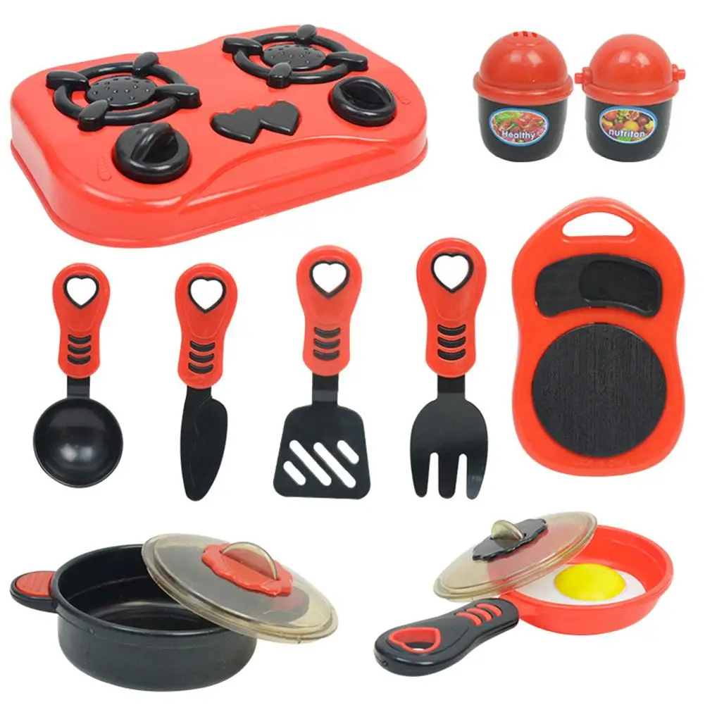 

1Set Children Mini Kitchen Toys Cookware Pot for Age 3-7 Girls and Boys The Play Kitchen Accessories Toys