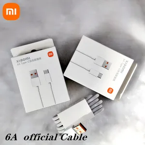 xiaomi cable 6a official 33W 65W 120W charger Turbo cable Type C data
cable For Mi 11 10 10T Pro 5G poco X3 F3 note 9 pro 10