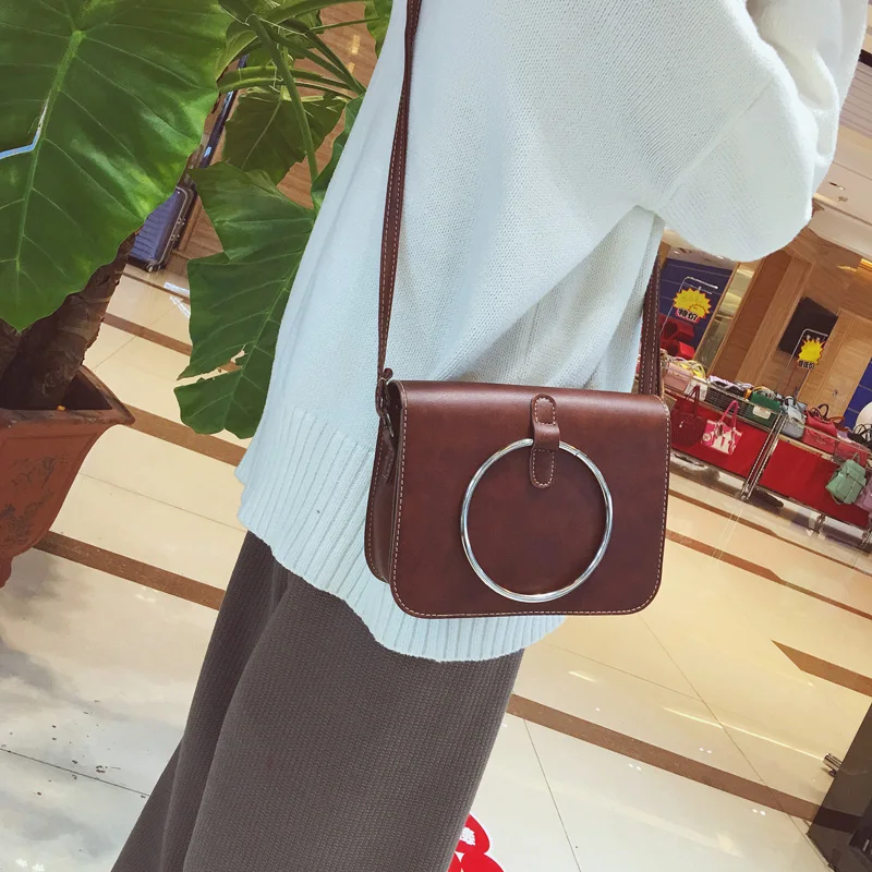 2020 Женская Студенческая Корейская сумка через плечо из ПУ кожи модная женская