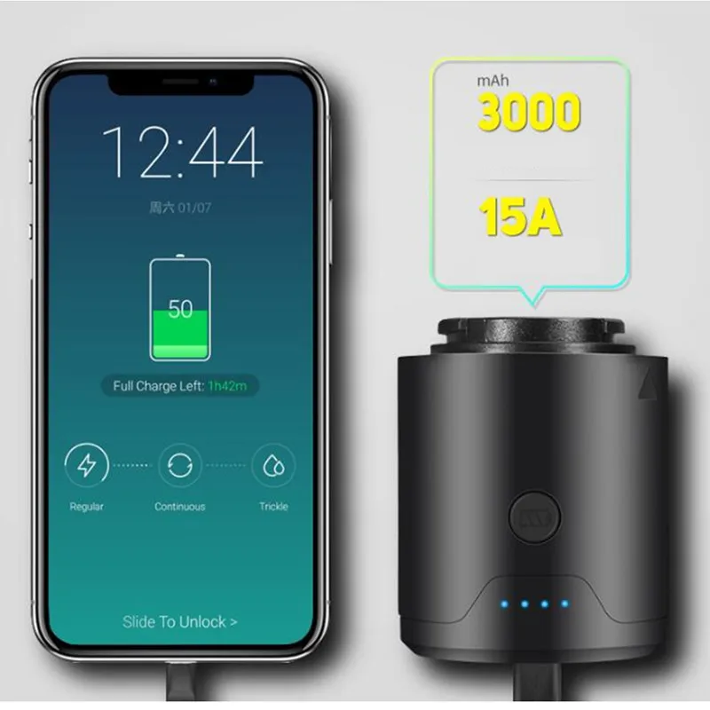 Портативный автомобильный воздушный компрессор насос Мощность банка для