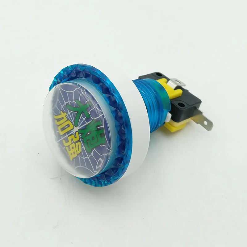 

45 мм аркадный кнопочный переключатель аркада со светодиодной подсветкой игровая кнопка для рыбалки, стрельбы