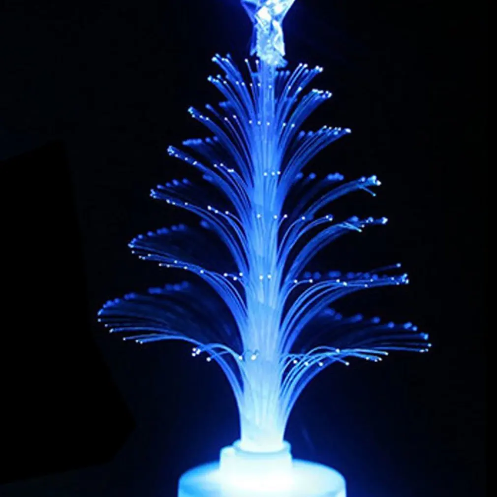 

Hot Newest Colorful Fiber Optic Christmas Romantic Gift Creative Colorful Flash Christmas Tree Night Light Decoration Supplies