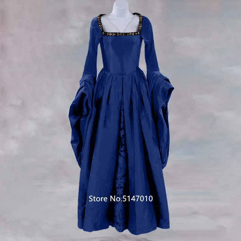 Средневековый Ренессанс костюмы на Хэллоуин для женщин взрослых Виктории Винтаж