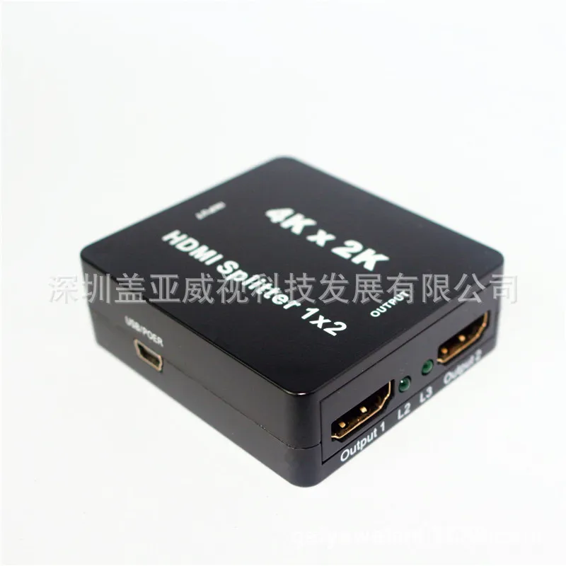 Новинка Лучшая цена HDMI сплиттер 1 вход 2 выхода Switcher Box концентратор поддержка 4K X 2K