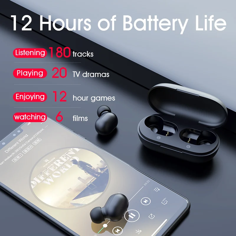 GT1 TWS Bluetooth наушники отпечаток пальца сенсорное шумоподавление игровая гарнитура