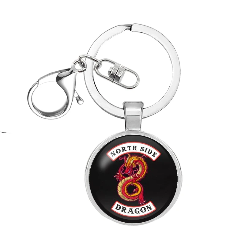 Модные брелоки с изображением ривердейла персонализированные фото Стеклянные