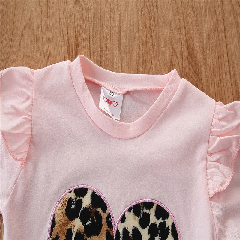 Комплект одежды для новорожденных девочек футболка с длинным рукавом в форме