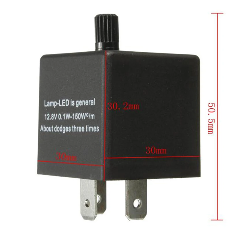 

1 шт. мотоциклетный штатив реле Регулируемый Автомобильный светодиодный сигнал поворота Индикатор светильник мигающий реле подходит для б...