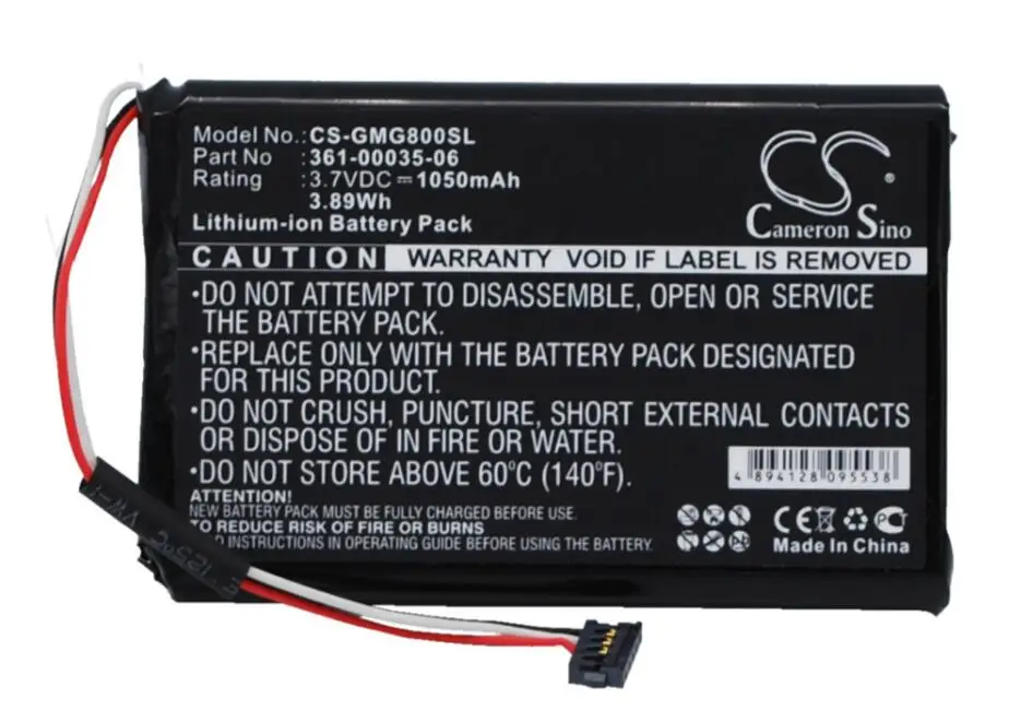 

CameronSino for GARMIN Approach G8 361-00035-06 battery