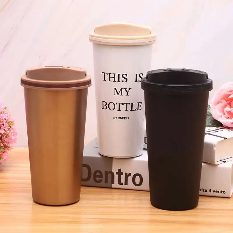 500 мл кружка из нержавеющей стали для кофе портативная Автомобильная с изоляцией