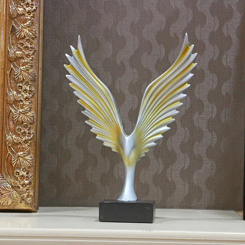 Nordic Style Simple Dapeng Spread Wings Abstract Small Decoration Home Living Room Restaurant Study | Дом и сад