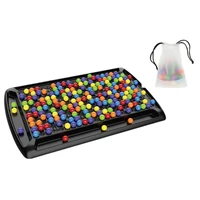 241pcs eliminate bead rainbow eliminator desktop puzzle toy interactive rainbow puzzle chess with storage bag