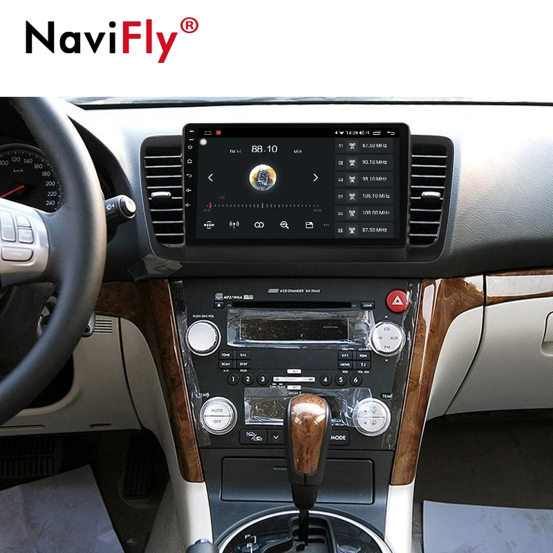 Автомобильное радио мультимедийный видеоплеер GPS-навигатор 6G + 128G QLED 4G LTE Carplay Android