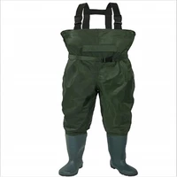 men fishing pants waterproof anti wear non slip boots outdoor camping working farming overalls male wading trousers jumpsuits