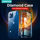 Прозрачный жесткий чехол для iPhone 12 Pro Max 12 mini PC + TPU, противоударный чехол с полной защитой объектива для iPhone 12 min, прозрачный чехол