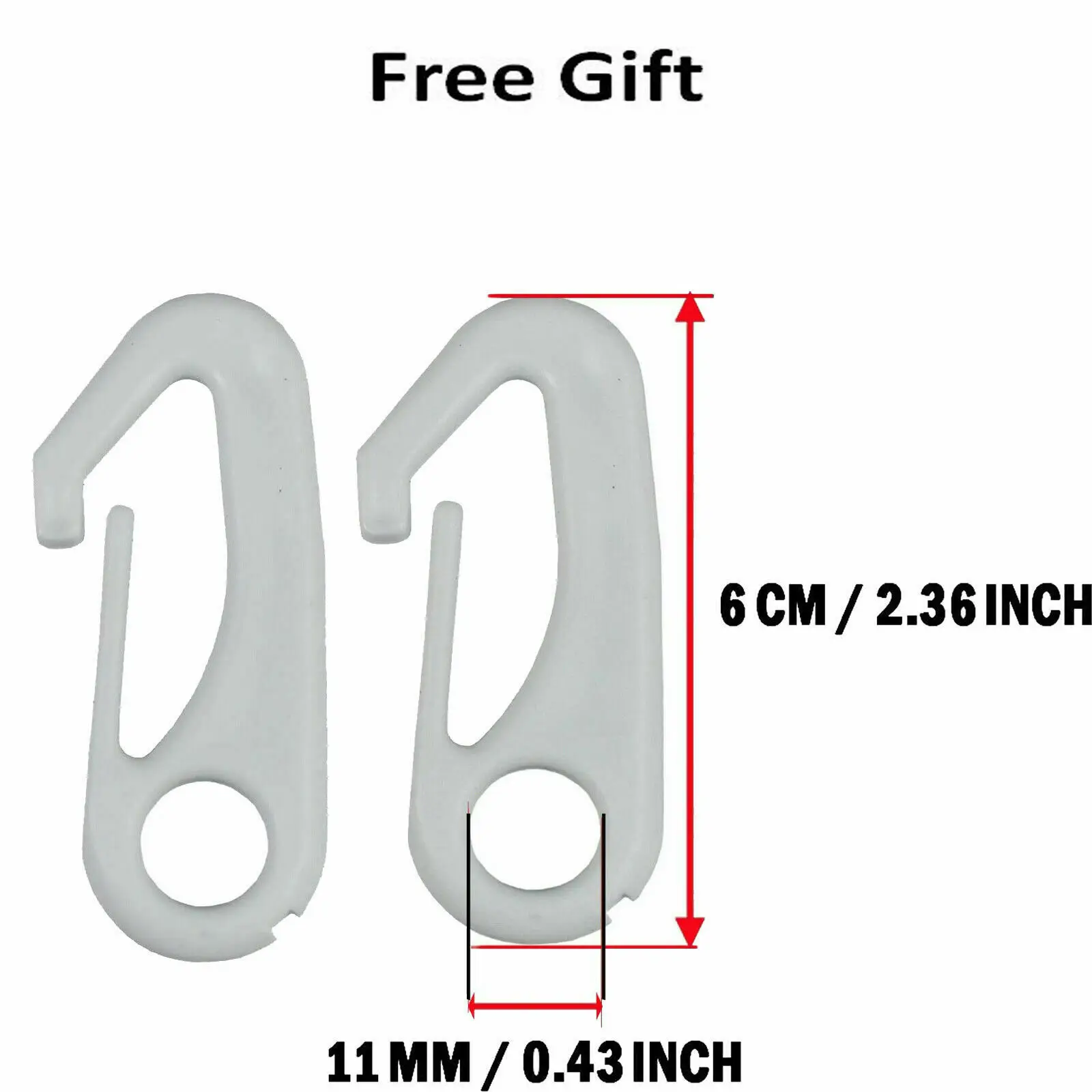 6 &quotустойчивый к ультрафиолетовому излучению веревочный зажим. Запчасти для