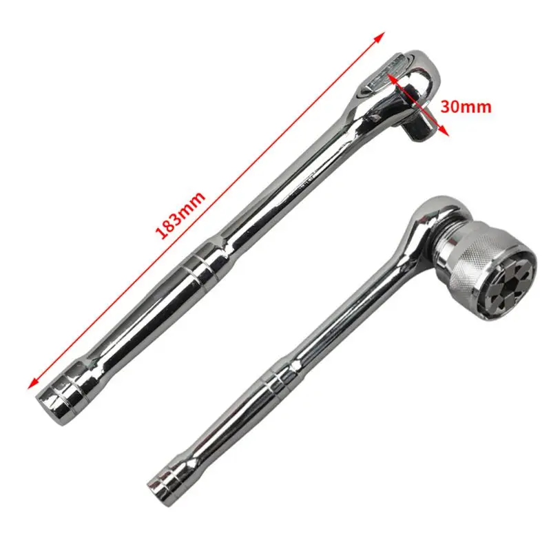 

Стальной Многофункциональный адаптивный гаечный ключ с рукояткой, Универсальное крепление для нескольких сверл, волшебный инструмент