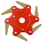 Лезвие для газонокосилки, 6T, вращающееся на 180 градусов, Пилообразное