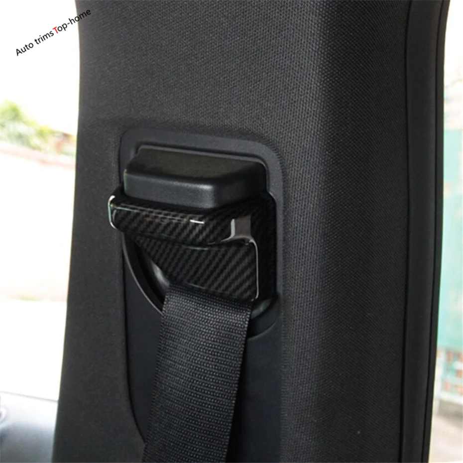 Yimaautoпланки Авто безопасности ремень украшения крышка отделка комплект подходит для Mercedes-Benz Vito W447- матовый из углеродного волокна ABS