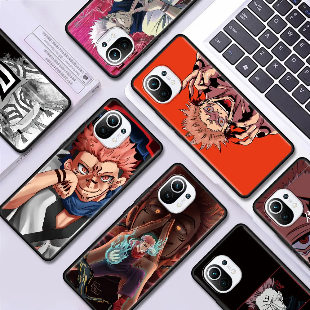 

Jujutsu Kaisen Silicone Case for Xiaomi Mi 10T Pro Note 10 11 Lite 5G 9T A2 8 Lite CC9 Pro CC9E 9 Pro 5G Back Phone Cover