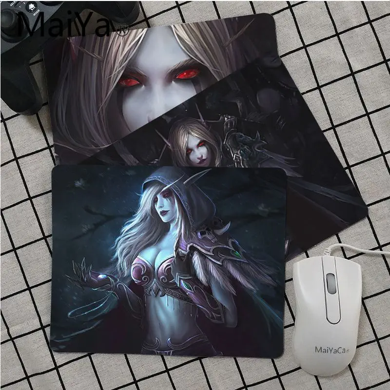 Высококачественный коврик для мышки Maiya WOW World Of Warcraft красивый мышек в стиле аниме
