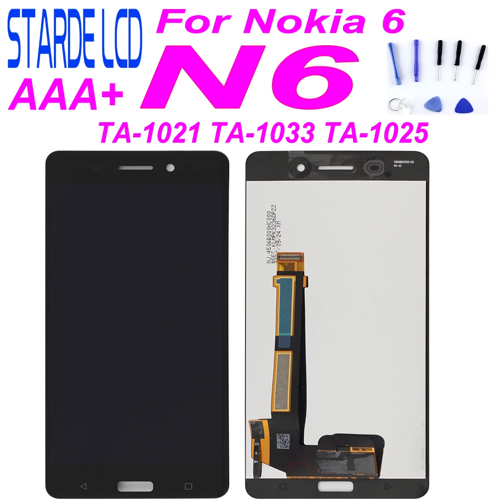 Сменный ЖК дисплей STARDE для Nokia 6 N6 с сенсорным экраном и дигитайзером TA 1021 1003 1033 1025