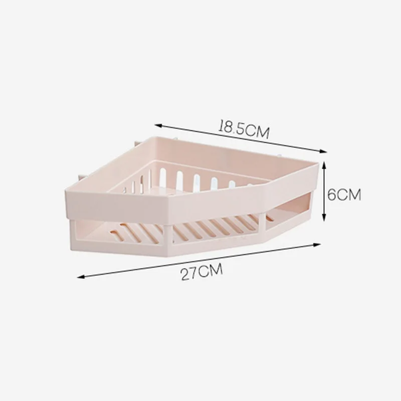 

Bathroom Shelf Organizer Shower Storage Rack Punch-free Toilet Storage Rack Wall Mounted Corner Shampoo Shelves Holders Dropship