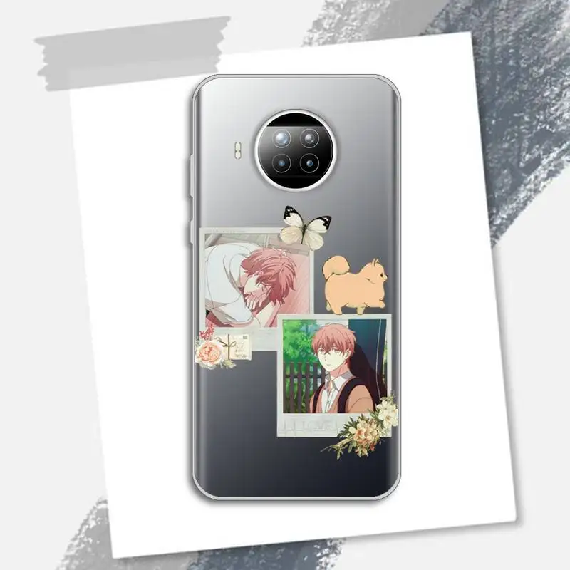 

Anime cartoon giving Yai clarity Phone Case Transparent for xiaomi redmi note 8 9 9s 11 10t lite pro