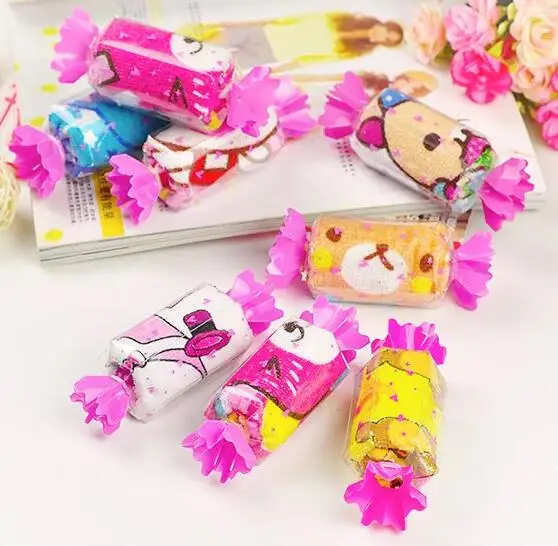 1 шт Конфеты Хлопок 20X20 печать мультфильм милый маленький квадрат свадебные