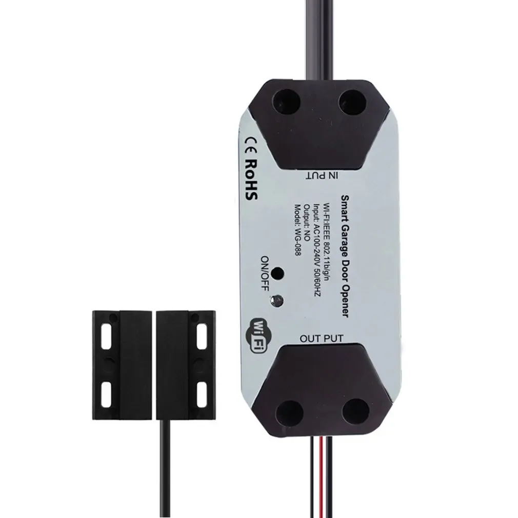 

Wifi Garage Door Controller Intelligent Time Control One-key Control Voice Remote Control Garage Door Controller