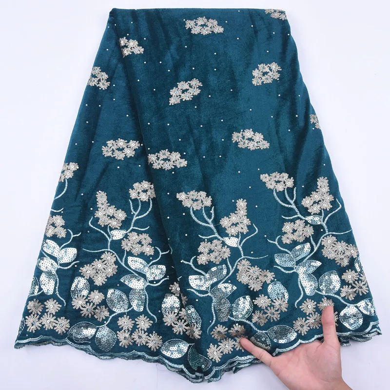 

SJD LACE African Lace Fabrics High Quality French Lace Fabric Flower Nigerian Lace Fabric For Women Party Wedding A2012