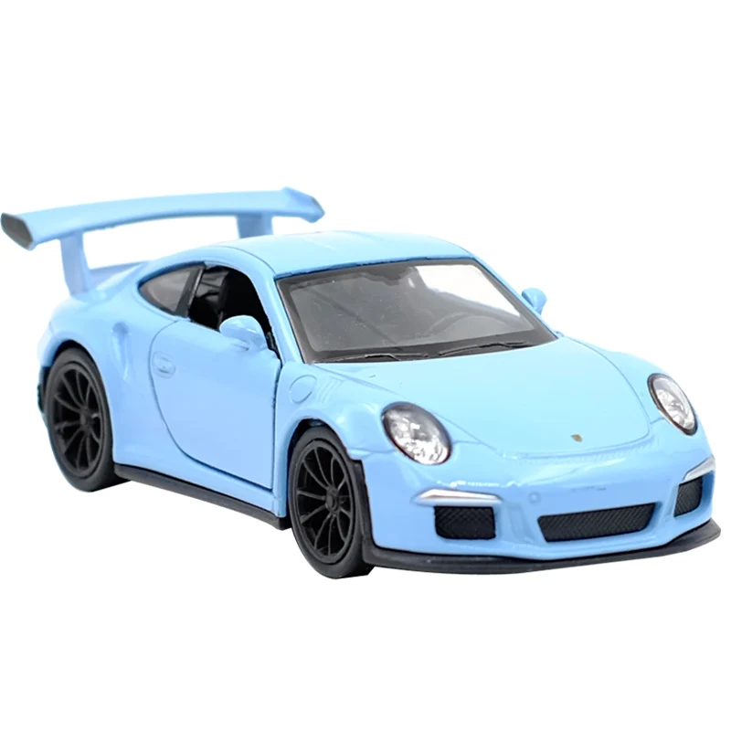 WELLY 1:36 911 GT3 RS Super sports car Alloy Diecast Car Model Toy With Pull Back For Children Gifts Toy Collection