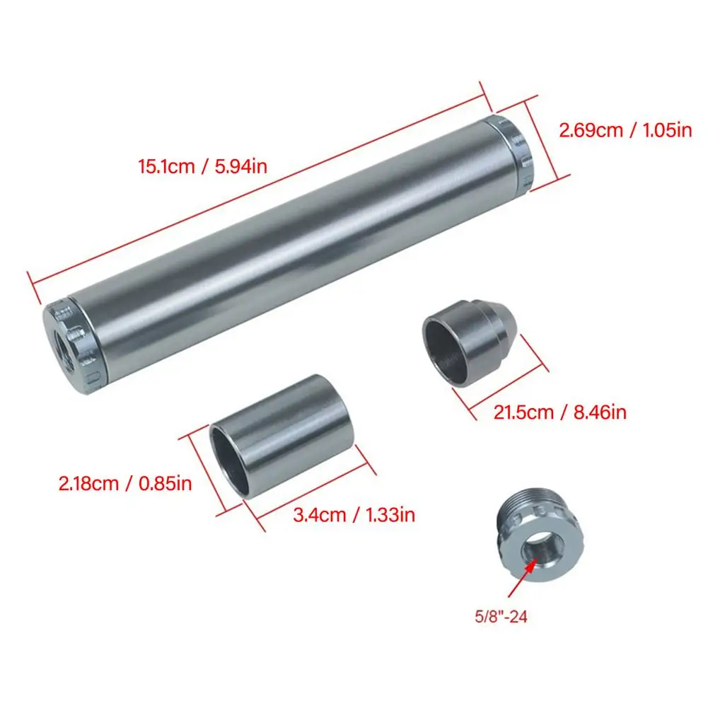 

1/2-28 5/8-24 Aluminum Alloy Automotive Fuel Filter For Napa 4003 Wix 24003
