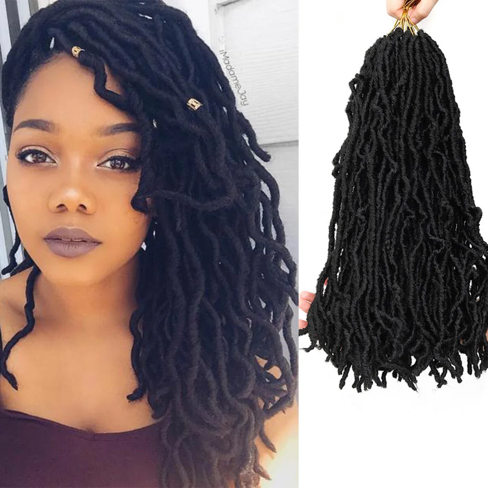 Saisity страх мягкий Locs вязание крючком плетение волос 21 волосы Virgin Hair (пакет