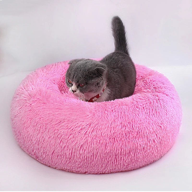 Супермягкая кровать для собаки моющаяся плюшевая собачья будка глубокого сна