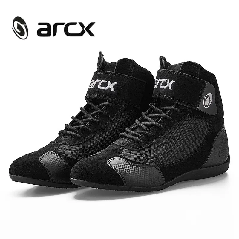 Мотоциклетные ботинки ARCX из натуральной кожи стрит Чоппер для поездок по
