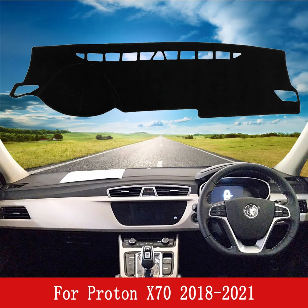 

Avoid Light Dashboard Cover Car Dash Mat Pad Custom for Proton X70 Geely Boyue 2018 2019 2020 2021 Sunshade Non-slip Accessories