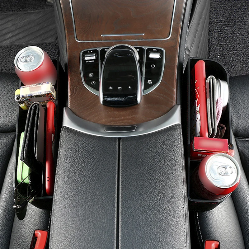 Кожаный Органайзер для автомобильных сидений держатель телефона ящик хранения