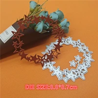 five pointed star pentacle metal cutting die scrapbooking embossing folder for card making photo album diy cutter punch knife