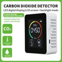 air monitor co2 carbon dioxide detector greenhouse warehouse air quality temperature humidity monitor fast measurement meter