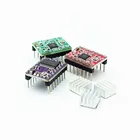 Запчасти для 3D-принтера A4988 DRV8825, драйвер шагового двигателя с радиатором для SKR V1.3 100 GTR V1.0 RAMPS 1,4 1,4 MKS GEN V1.4, 1,6 шт.