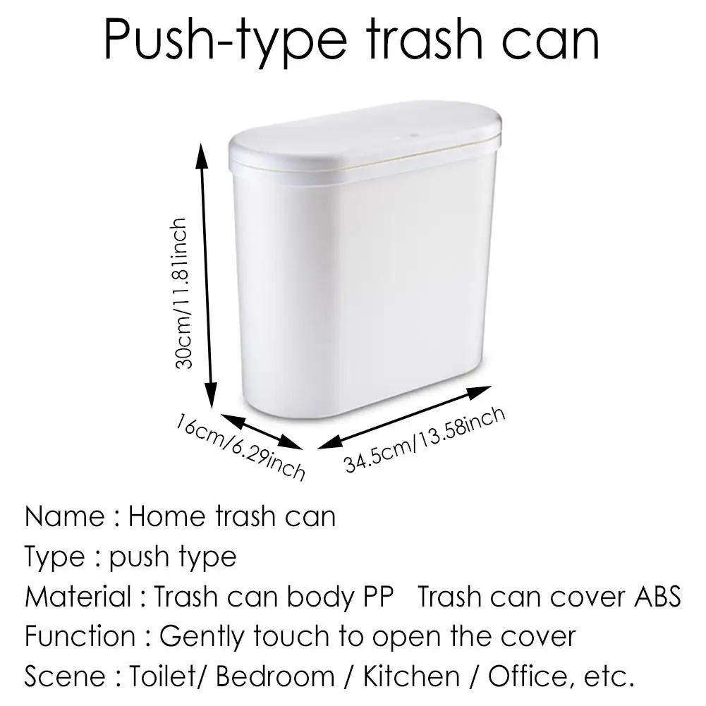 Туалет выжатый мусорный бак мусорное ведро для дома гостиной кухни офиса