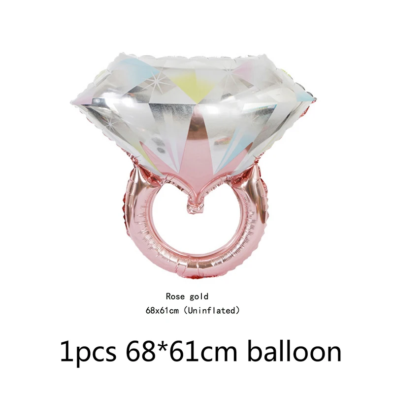 ZLJQ День Святого Валентина АЛМАЗНОЕ КОЛЬЦО шар бумажная маска стенд реквизит